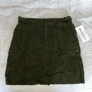 Army green Athleta skirt